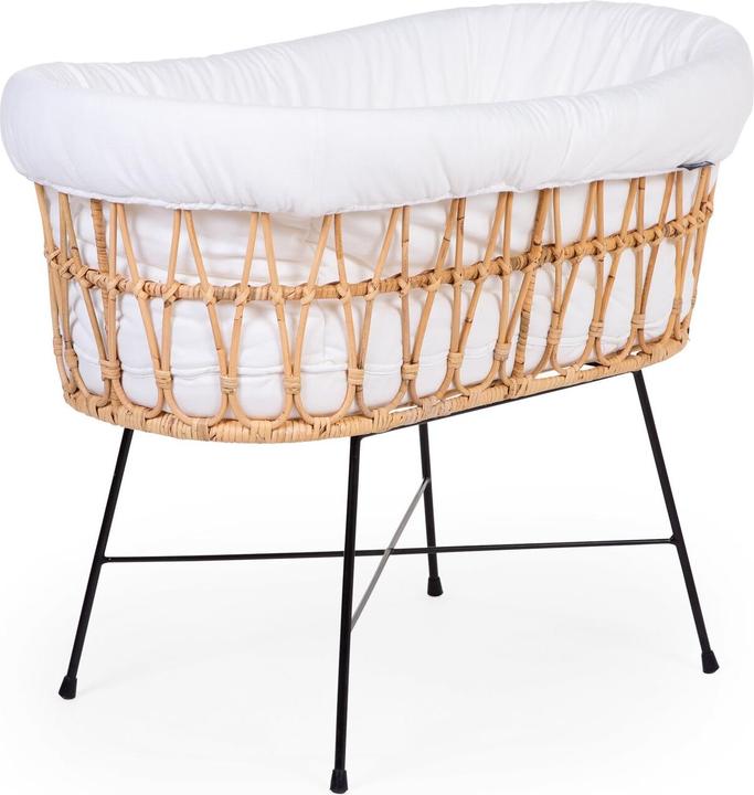 Image du produit Childhome Berceau en rotin avec pieds en métal