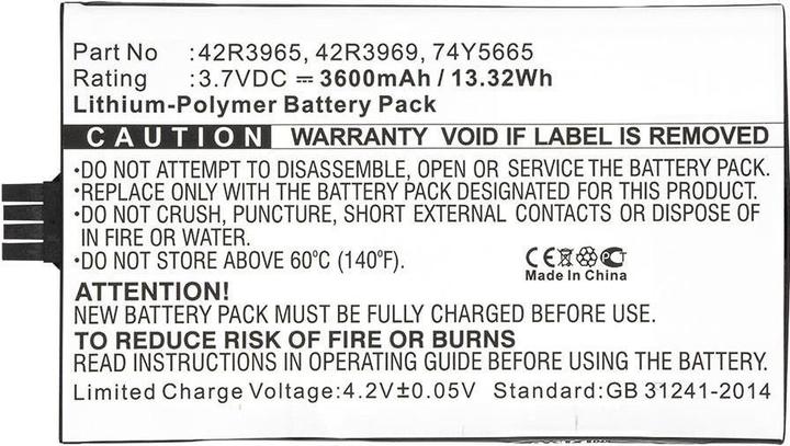 Image du produit CoreParts Batterie pour contrôleur RAID (1 cellules, 3600 mAh)