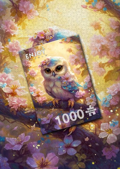 Actual product image Enjoy Puzzle Puzzle 1000 pieces - Gentle Owl (1000 pieces)