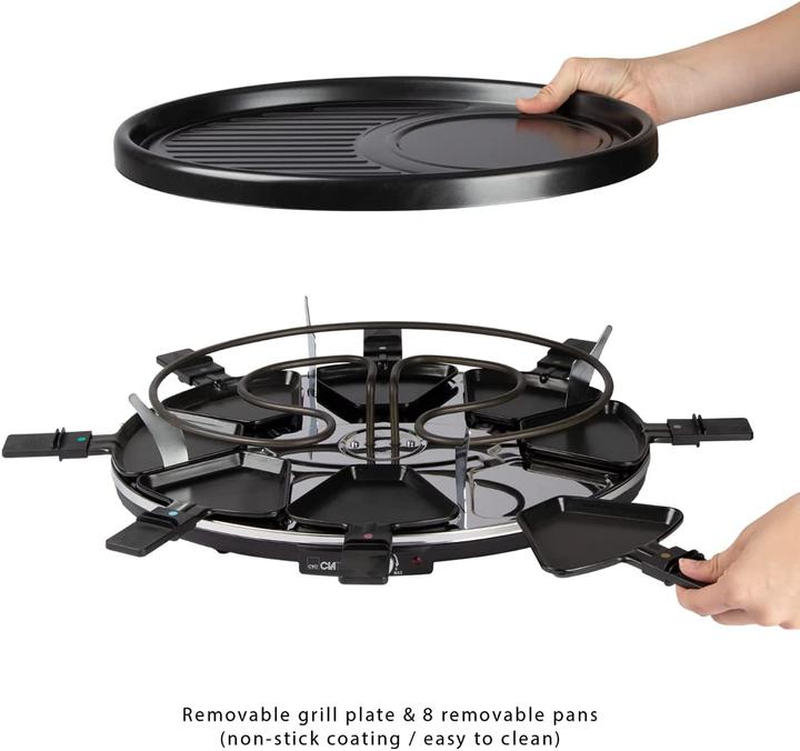Produktbild Clatronic Raclette-Grill RG 3776 (Schwarz)