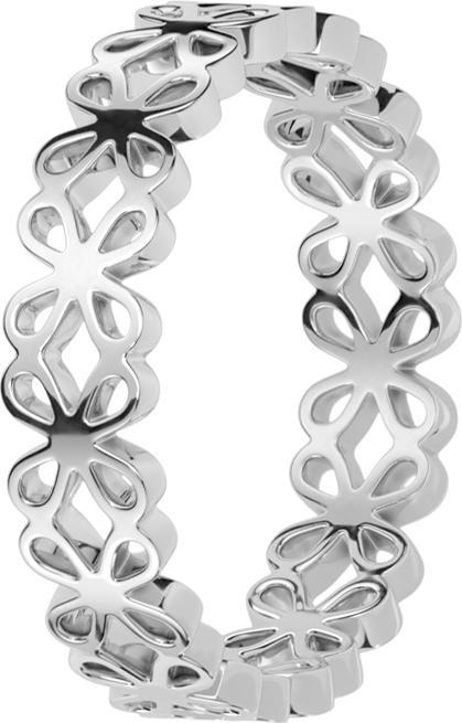 Produktbild Star Piercing Ring silber verbundene Blumen (Chirurgenstahl 316L, ohne Messing)