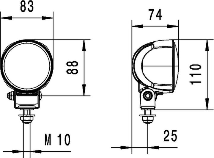 Produktbild Hella Arbeitsscheinwerfer LED Modul 70 800lm Nahfeldauslechtung