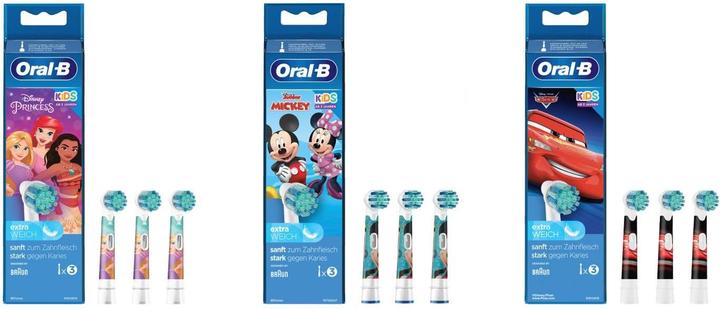 Immagine prodotto Oral-B Bambini 3 testine per spazzolino elettrico (1 x)