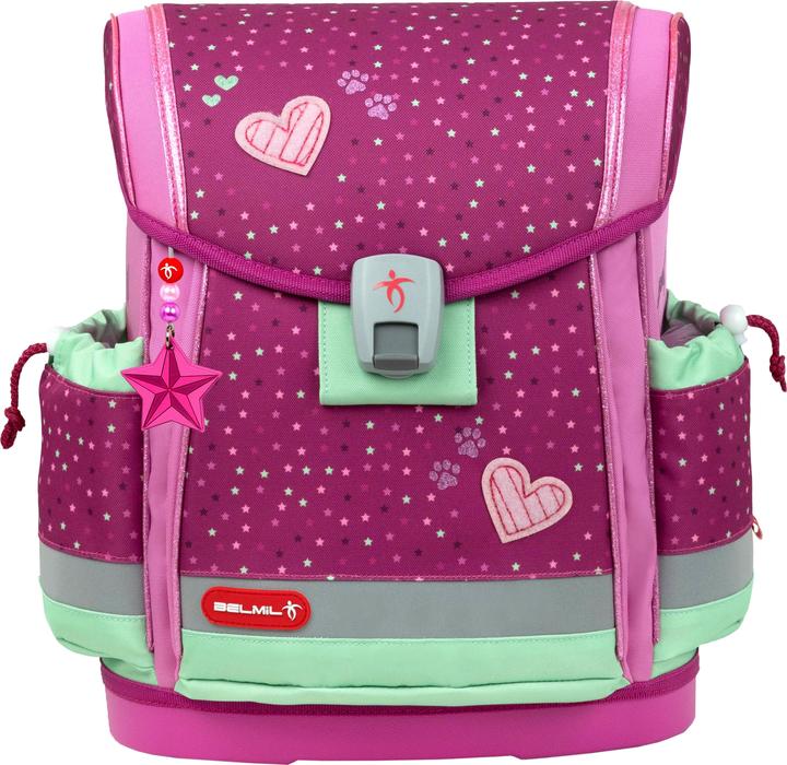 Image du produit Belmil Classy Plus Schulranzen Set 5teilig mit Brustgurt (19 l)
