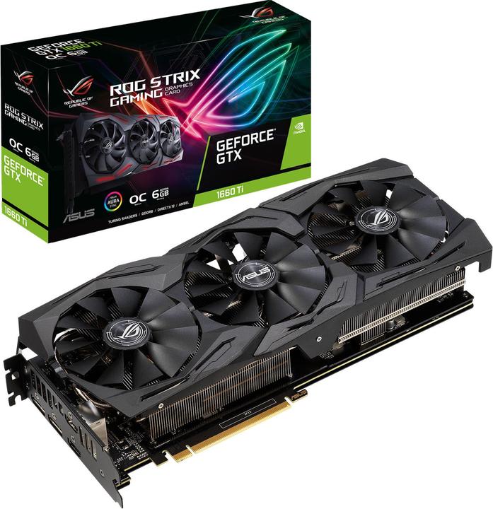Produktbild ASUS GeForce ROG STRIX GTX 1660TI O6G GAMING (6 GB)