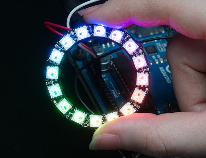 Immagine prodotto Adafruit NeoPixel Ring 16 x WS2812 5050 RGB LED