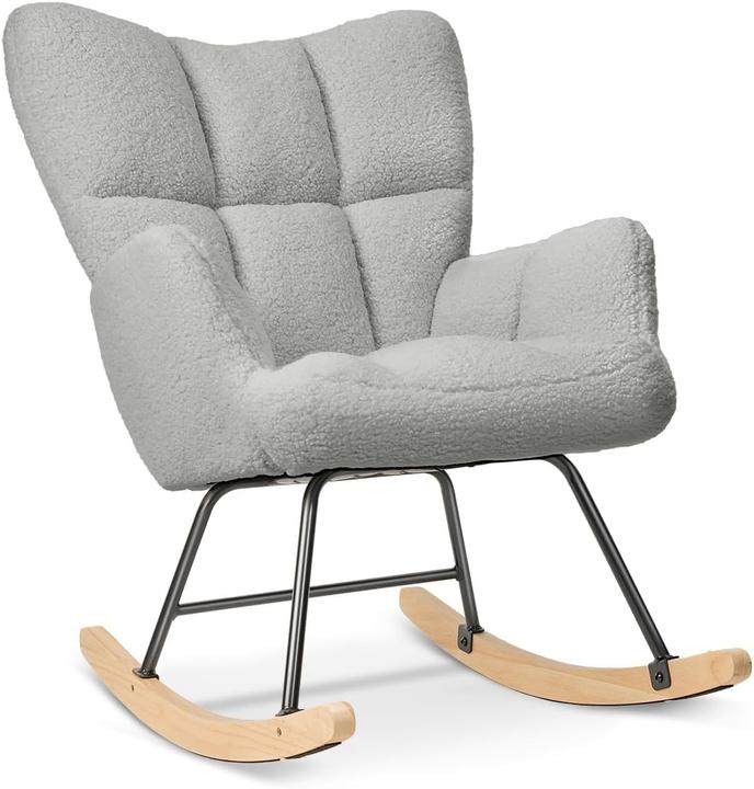 Actual product image Milkii Schaukelstuhl/ Schaukelsessel, Grau