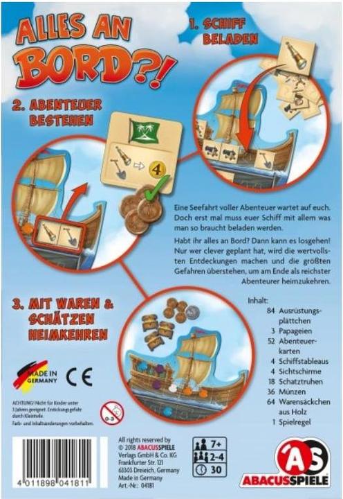 Actual product image Abacus All aboard? (German)