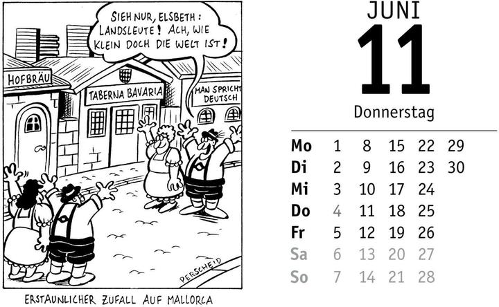 Immagine prodotto 365 gute Perscheid-Tage 2026: Tageskalender (Tedesco)