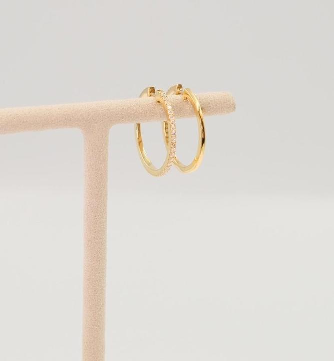 Produktbild Muau Creolen (750/18K Gelbgold)