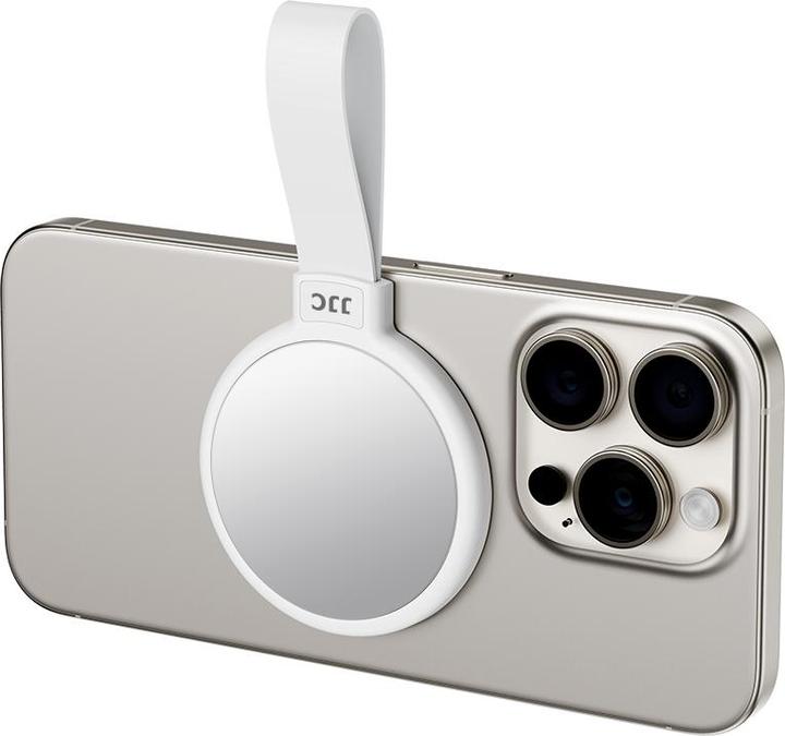 Actual product image JJC MS MR1 Magnetic Makeup Mirror Phone Ring White