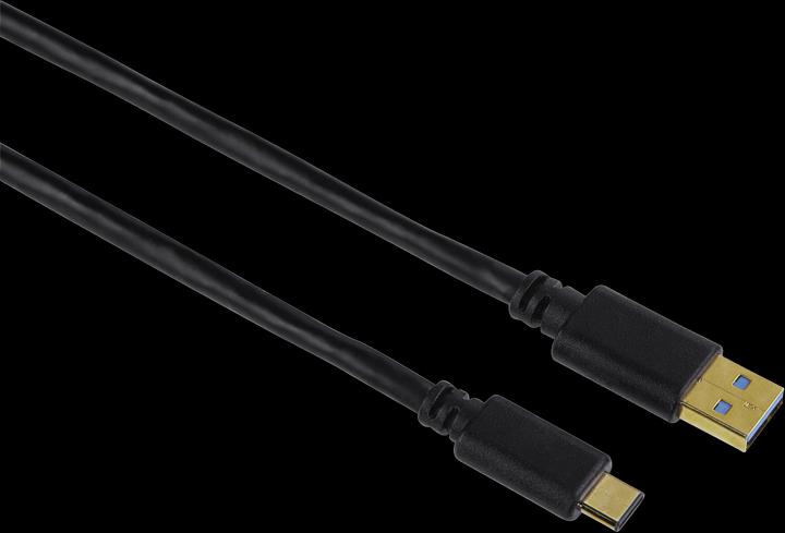 Produktbild Hama USB-C-Adapterkabel, USB-C-Stecker - USB 3,1 A-Stecker, vergoldet, 0,75 m (0.75 m, USB 3.0)
