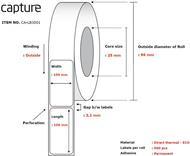 Produktbild Capture Label 100x100, Core 25