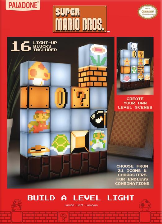 Image du produit Paladone Products - Super Mario Bros Build A Level Light - Luminaires -