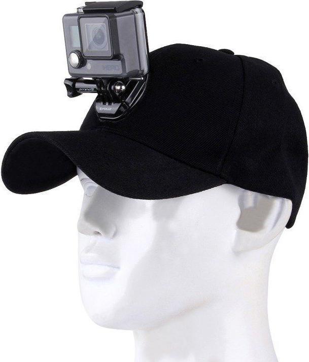 Actual product image Puluz Hat with mount for sport camera PU195 (HERO8 Black, One R, DJI Osmo Action)