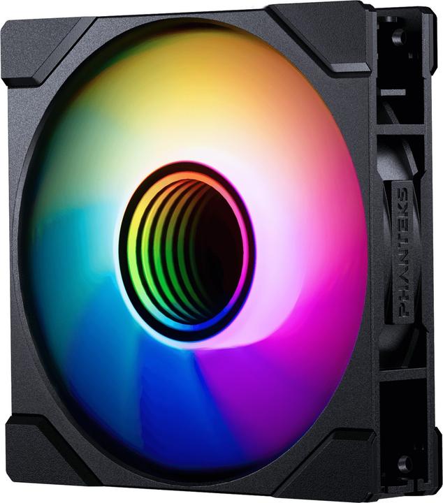Productafbeelding Phanteks M25 Gen2 PWM omgekeerde luchtstroom D-RGB ventilator - 120mm, zwart (120 mm, 1 x)
