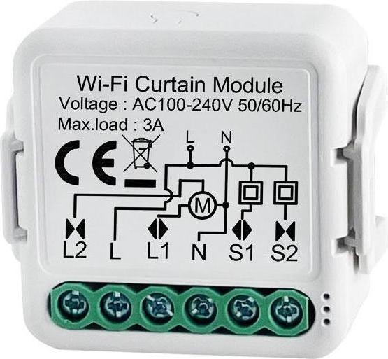Image du produit Netplus NPLLCS01-1C - Module de commutation à obturateur intelligent 1-canal Wi-Fi