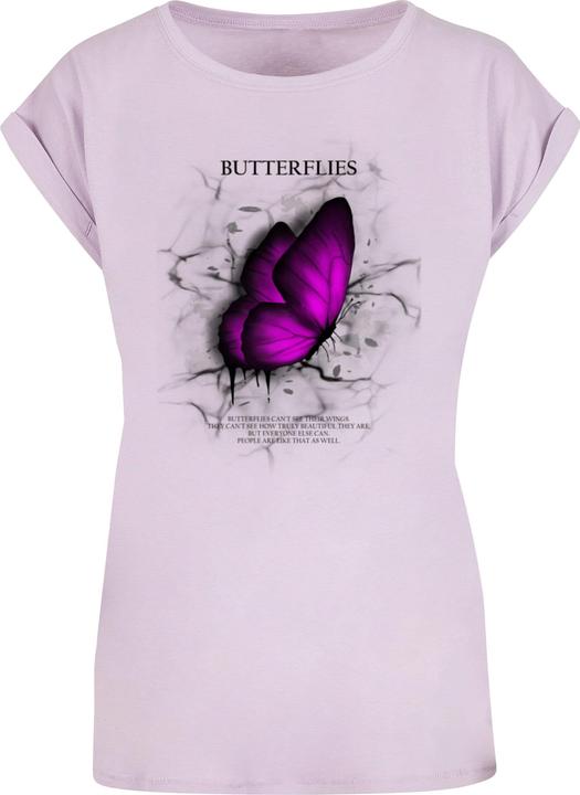 Immagine prodotto Merchcode Maglietta a spalla estesa Butterflies da donna - 112637 (3XL)