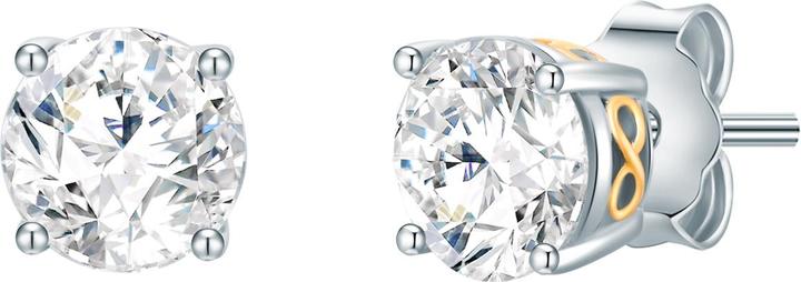 Immagine prodotto Trilani Orecchini a perno Segno dell'Infinito Zirconia - 33996 (Argento)