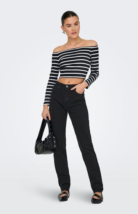 Actual product image Only ONLEMILY High waist straight cut jeans Straight fit jeans (26)