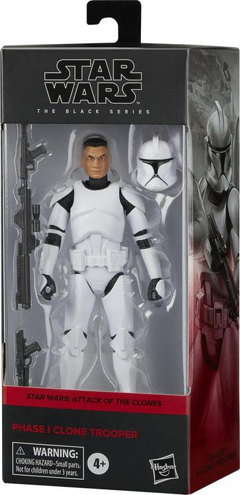 Actual product image Hasbro Star Wars Episode II Black Series Phase I Clone Trooper