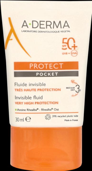 Produktbild A-Derma Protect Pocket Invisible Fluid SPF50+ (Sonnencreme, SPF 50, 30 ml)