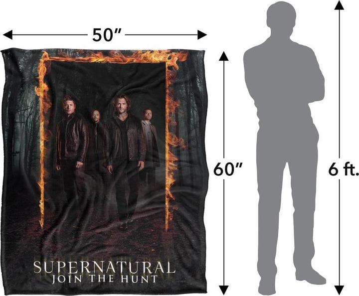 Produktbild Supernatural Decke Join The Hunt (152 x 127 cm)