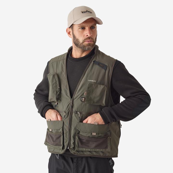 Produktbild Caperlan Angelweste FV 500 khaki (XXL)