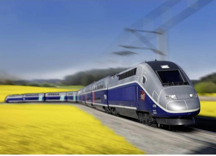 Actual product image Trix SNCF TGV Euroduplex high-speed train (Track H0)