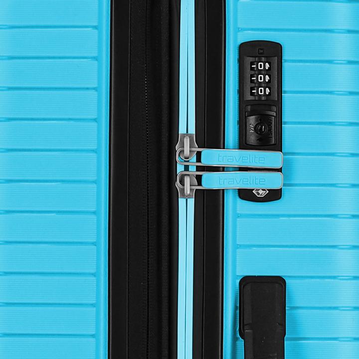 Immagine prodotto Travelite Set di valigie Orbita a 4 ruote 3 pezzi con piega elastica (208 l, XL (da 115l))