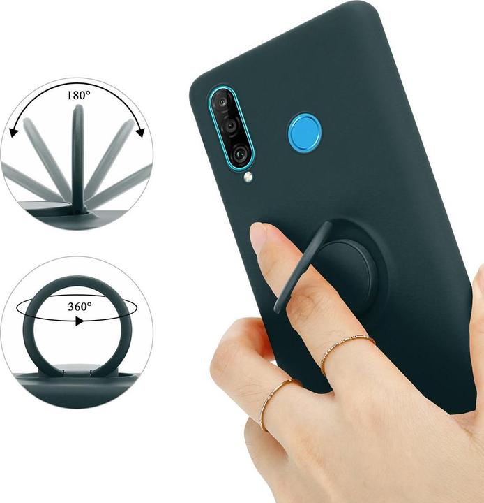 Produktbild Cadorabo TPU Liquid Ring Silicone Case Hülle (Huawei P30 Lite)
