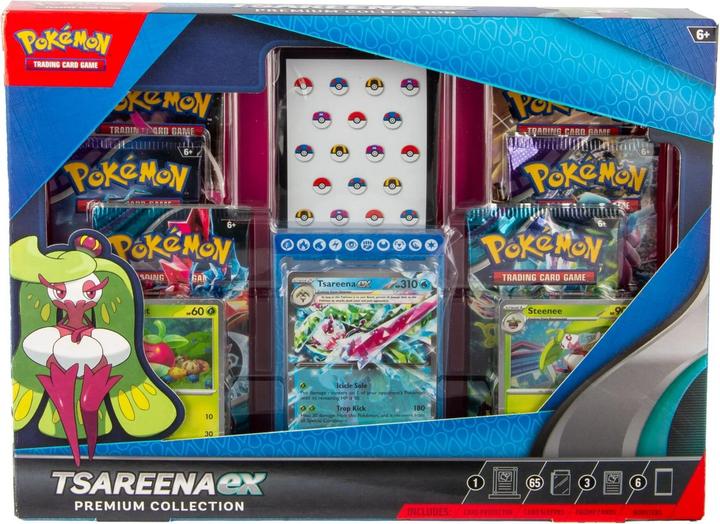 Actual product image Pokémon Tsareena EX Premium Collection Box - Walmart Exclusive 2024 - EN (English, Box Set & Collection)