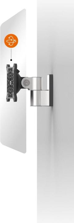 Actual product image Durable Monitor wall mounting bracket for 1 monitor, HxWxD 120 x 130 x 140 mm, metallic (Wall, 27")