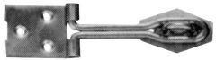 Image du produit HP Autozubehör Pêne en fil métallique avec oeillet Longueur 140 mm Acier galvanisé clair ordinaire (10 pcs)