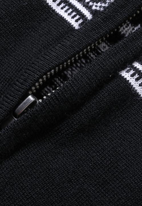 Immagine prodotto Bellemere Sweater Unisex Vintage Sweden Design Full Zipped Cardigan (XL)