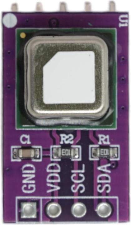 Actual product image Purecrea SCD40 CO2 sensor with temperature and humidity sensor