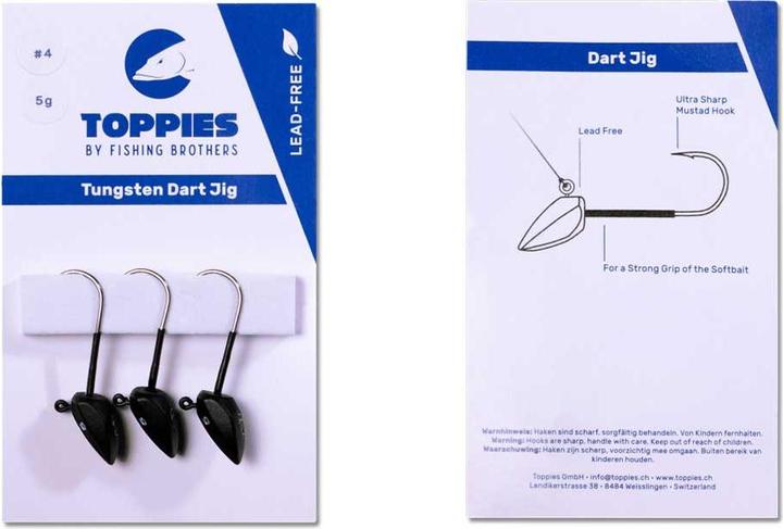 Immagine prodotto HRH Toppies Dart Jig Head Tungsten