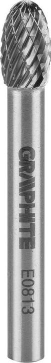 Actual product image Graphite HM METAL MILLING E-TYPE (OVAL) 8 X 13 MM BOOTS 6 X 45 MM 55H364