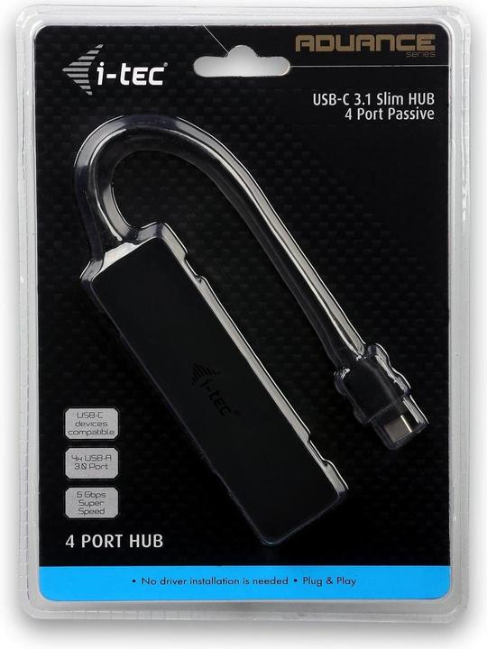 Actual product image i-tec C31HUB404 (USB-C, 4 Ports)