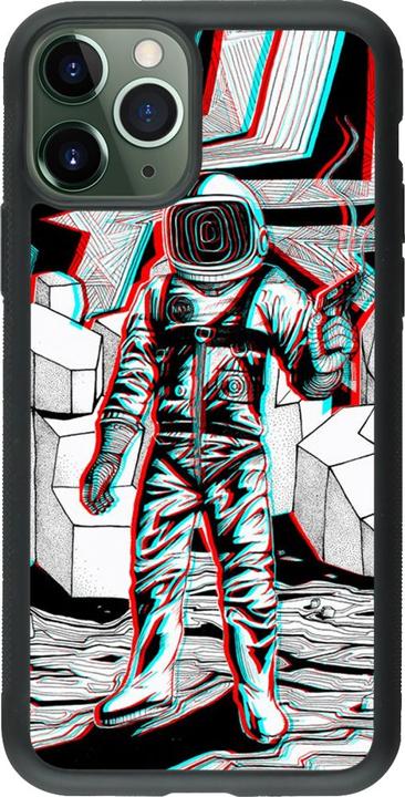 Image du produit PhoneLook Coque Silicone rigide noir Anaglyph Astronaut (Apple iPhone 11 Pro)