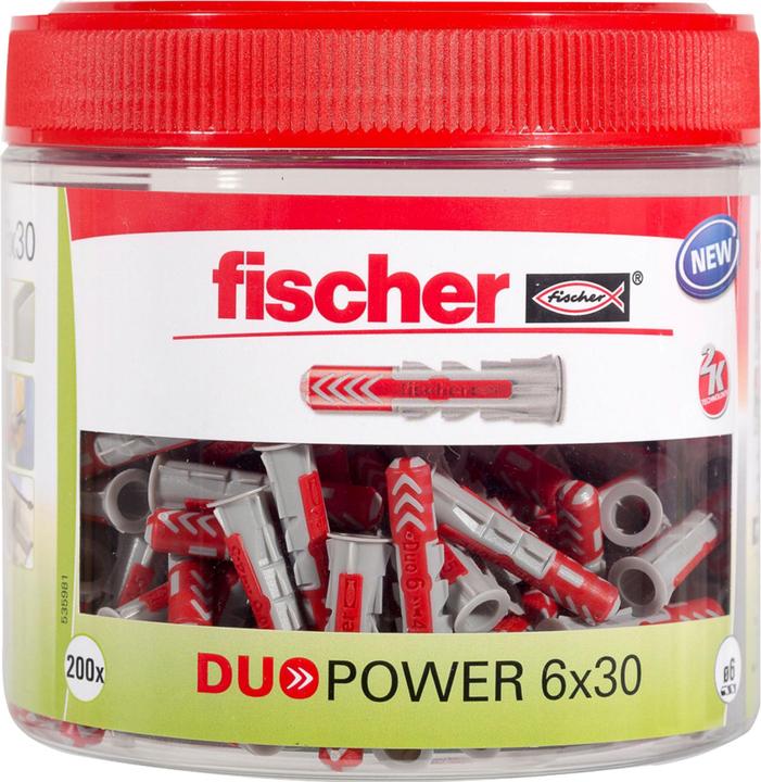 Produktbild Fischer DuoPower 6x30 (200 Stk.)