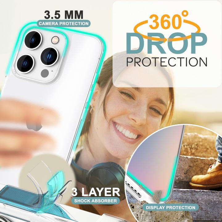 Produktbild Nalia Klare 360 Grad Hülle (Apple iPhone 16 Pro)