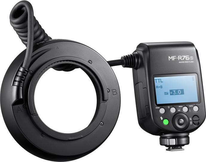 Immagine prodotto Godox MF R76S TTL Macro Ring Flash Sony (Attacco del flash, Sony)