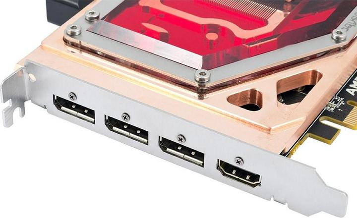 Actual product image Aqua Computer Aquacomputer Single Slot Bezel for R9 Fury X