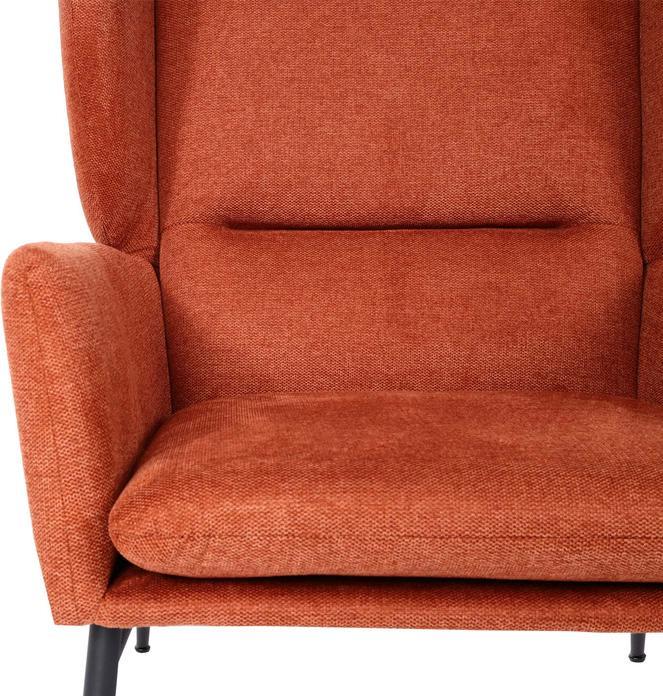 Immagine prodotto Mendler Sedia da salotto HWC-L62, tessuto/metallo tessile - terracotta-marrone
