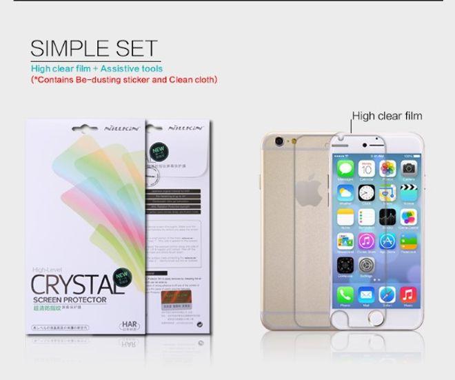 Actual product image Nillkin Super Clear (1 Piece, Apple iPhone 6s, Apple iPhone 6)