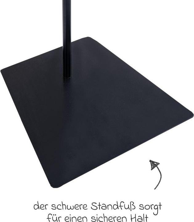 Actual product image Julius Zöllner Canopy holder Max black, with stand for canopies