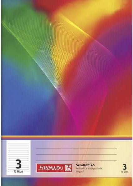 Exercise book A5 16 sheets ruler size 3 (A5, Special ruling)