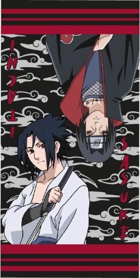 Actual product image MCU Naruto Itachi and Sasuke towel beach towel 70x140cm (70 x 140 cm)