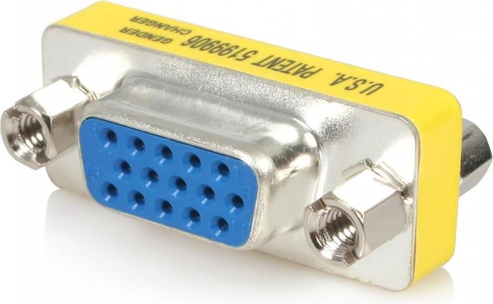 Actual product image StarTech Slimline VGA Gender Changer (VGA, 3 cm)